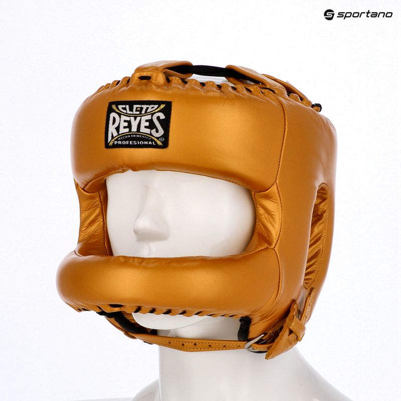 Boxhelm Cleto Reyes With Round Face Bar gold 3