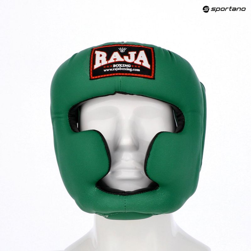 Boxhelm RAJA BOXING Semi Leather green 5