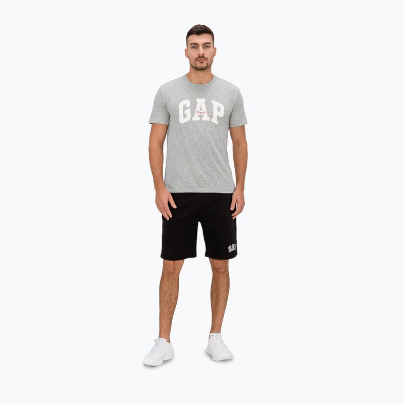 Herren GAP Logo Original T-shirt grau heather 2