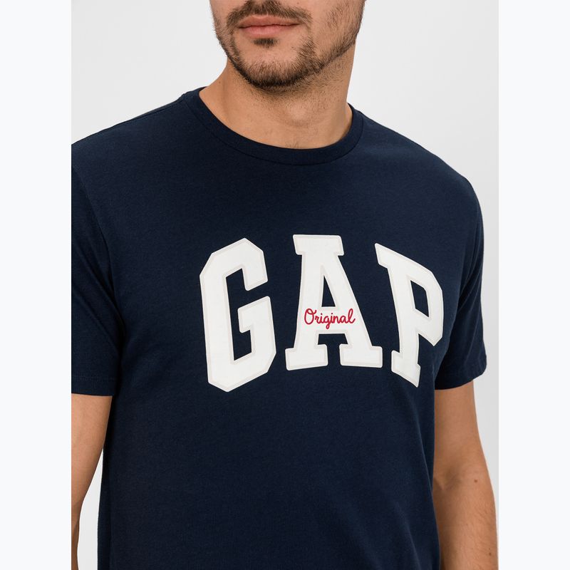 Herren GAP Logo Original Tee blau navy