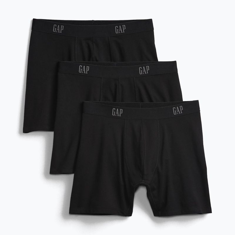 GAP Boxershorts für Männer 3 Paar echtes Schwarz
