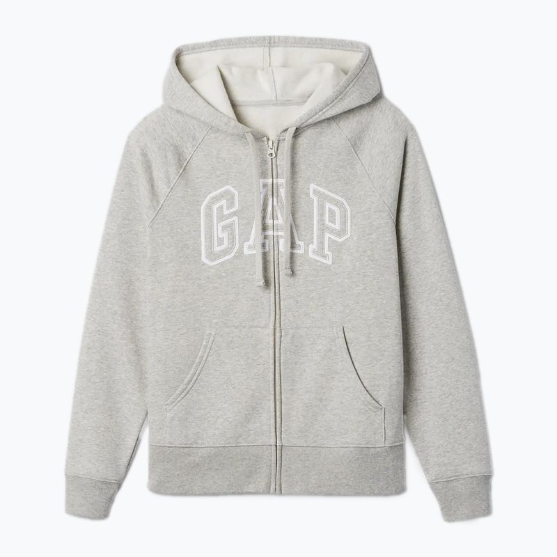 Damen GAP V-Gap Heritage FZ HD Sweatshirt helles Heidekraut grau 5