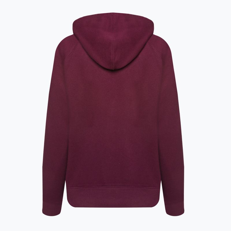 Damen GAP V-Gap Heritage FZ HD Sweatshirt rubinrot 3