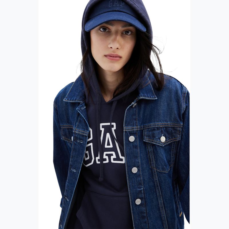 GAP Damen V-Gap Heritage PO HD navy Uniform Sweatshirt