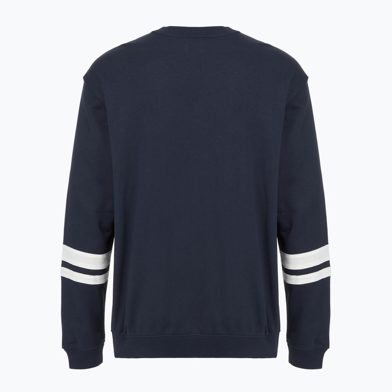 Herren GAP Logo Piping Crewneck Sweatshirt blau navy 2