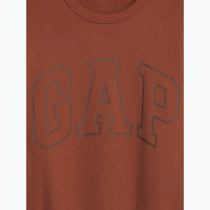 Herren GAP Logo Crewneck Sweatshirt rostbraun 4