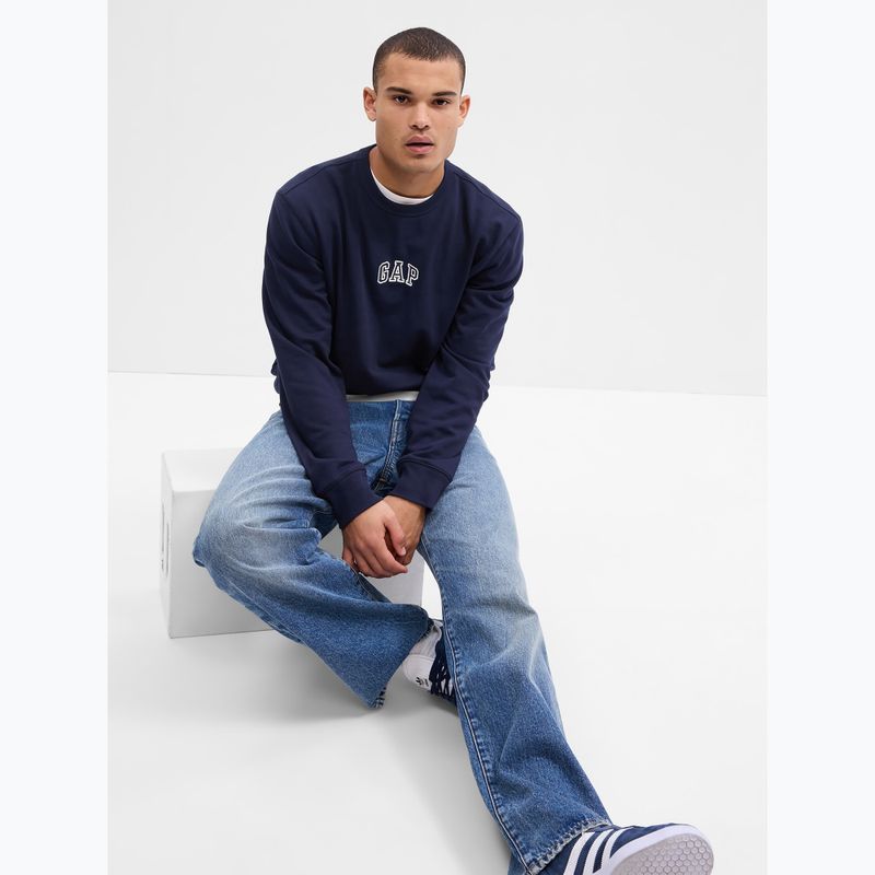 Herren Sweatshirt GAP V-Intx Logo Fashion Crew Wandteppich navy