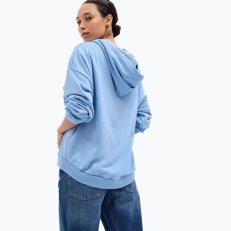 Damen Sweatshirt GAP Frch Exklusiv HI LO PO HD buxton blau