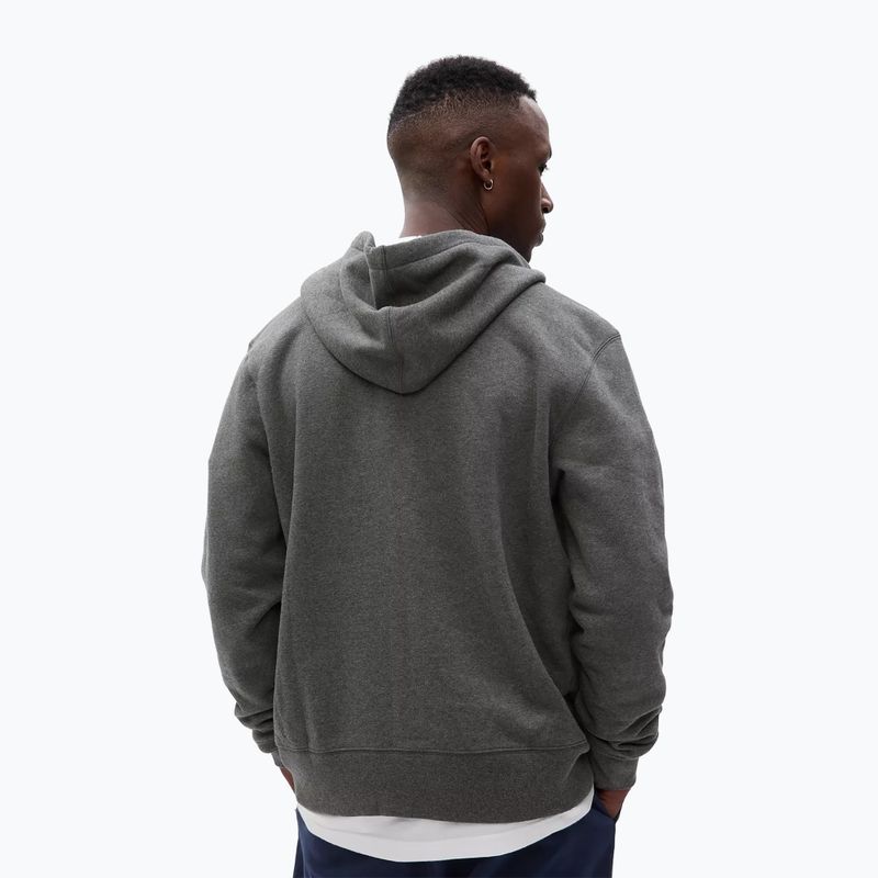 Herren GAP Fullzip Logo Hoodie heidegrau