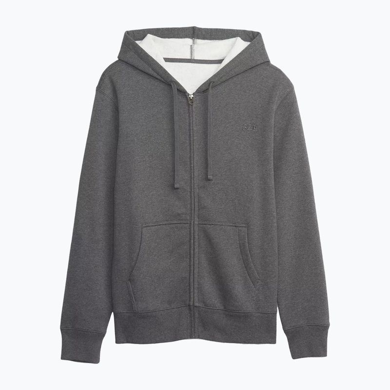 Herren GAP Fullzip Logo Hoodie heidegrau