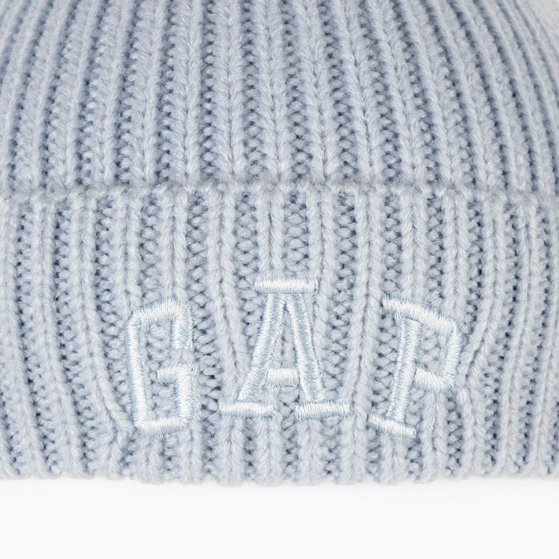 Damen GAP V-Logo Beanie eisblau 740 6