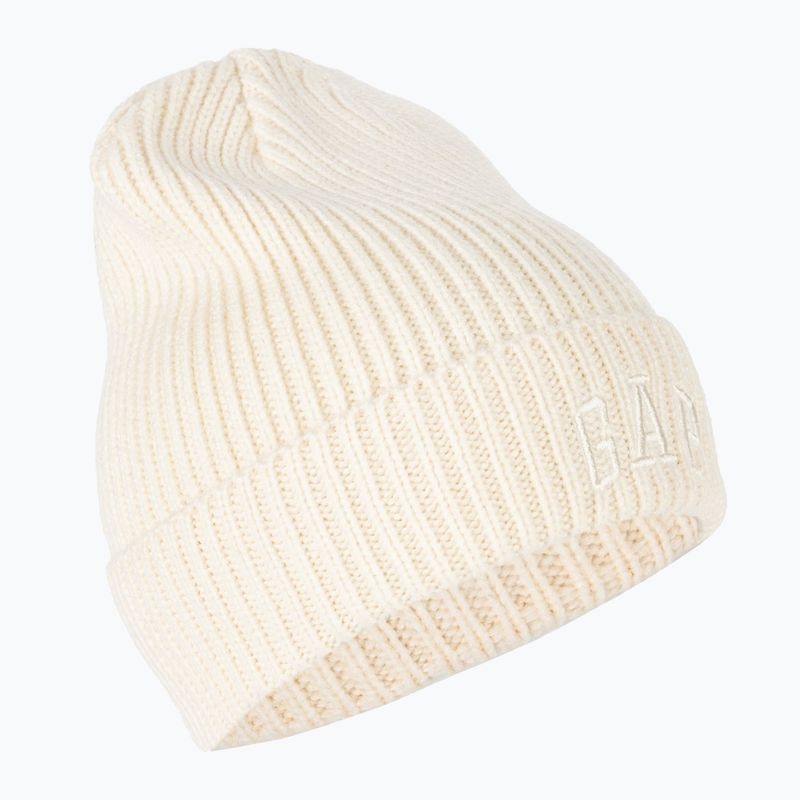 Damen GAP V-Logo Beanie elfenbeinfarbener Frost 2