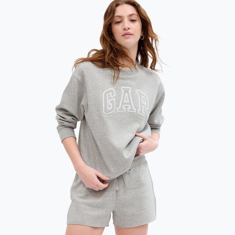 GAP V-Gap Heritage Crew Damen Sweatshirt helles Heidekraut grau