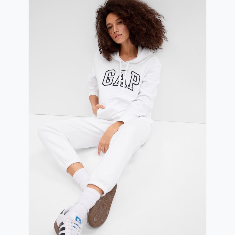 GAP V-Gap Heritage PO HD Damen Sweatshirt in weißer Optik