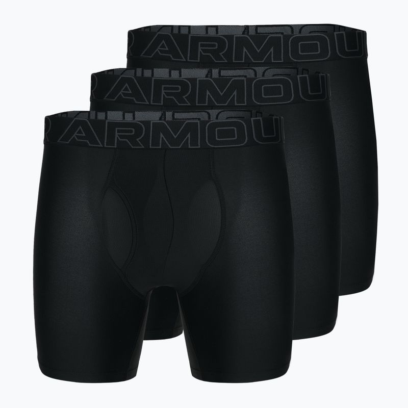 Unter Armour Perf Tech 6in Männer Boxershorts 3 Paar schwarz