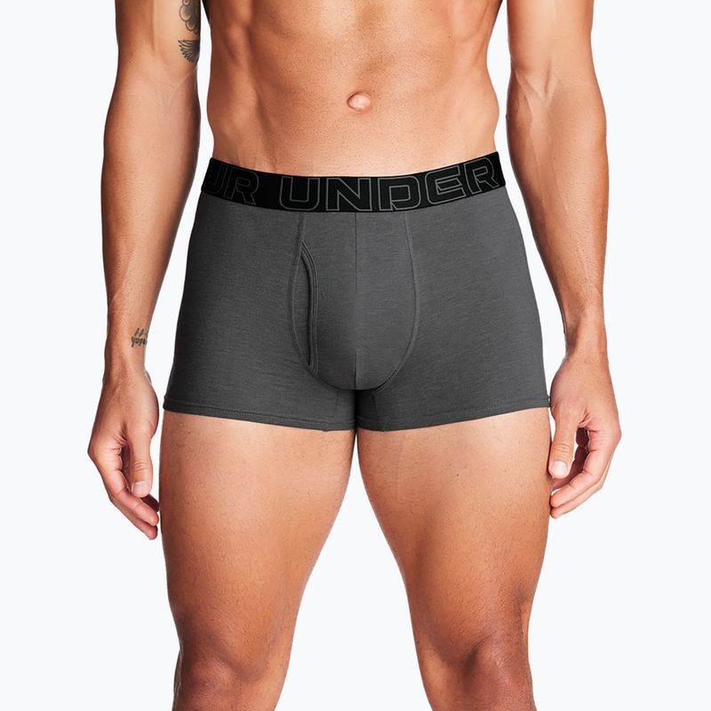 Under Armour Perf Cotton Herren Boxershorts 3 Paar Castlerock 2