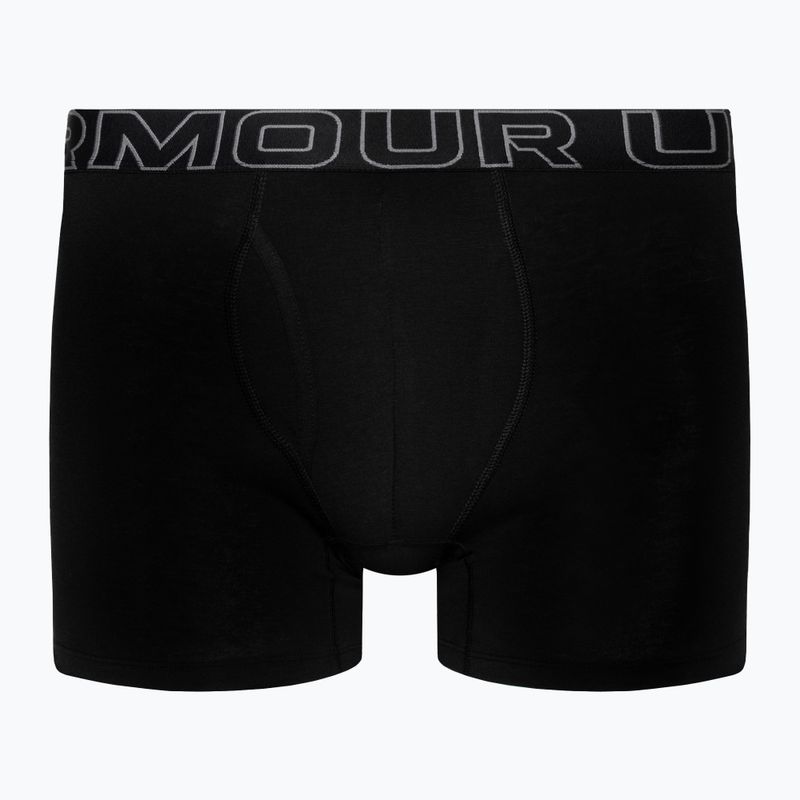 Herren Unterhosen Under Armour Perf Cotton 6 Stk. black 2