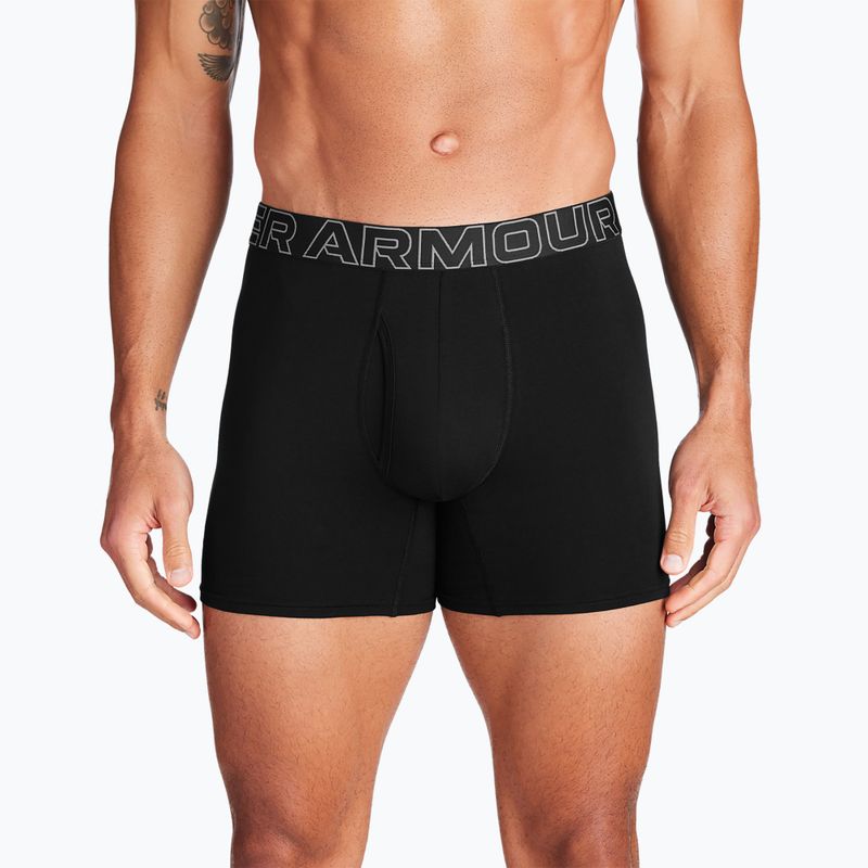 Herren Unterhosen Under Armour Perf Cotton 6 Stk. black 5