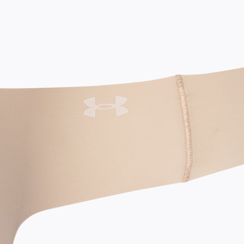 Damen Under Armour Pure Stretch Ns Tanga 3 Stück beige/beige/beige 4