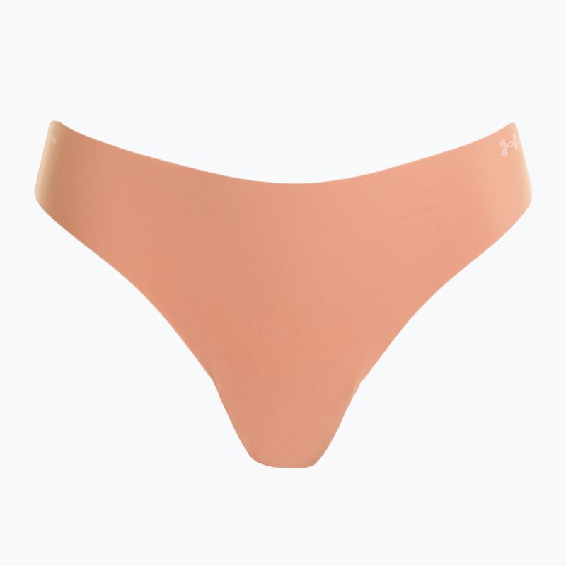 Tangas Damen Under Armour Pure Stretch Ns Thong 3 Paar canyon pink/black 3