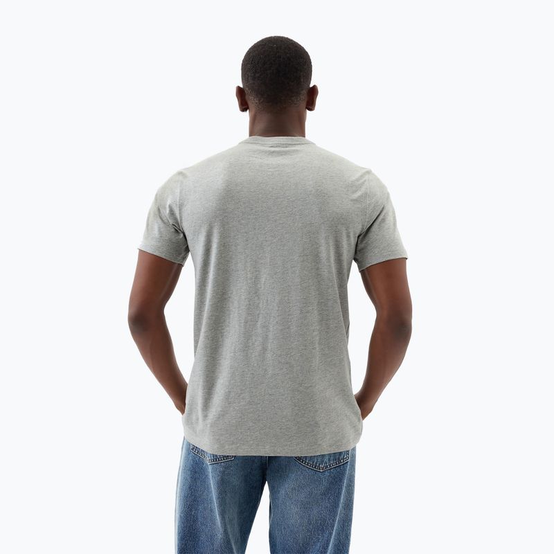 Herren GAP Soft Basic Logo T-shirt heather grey