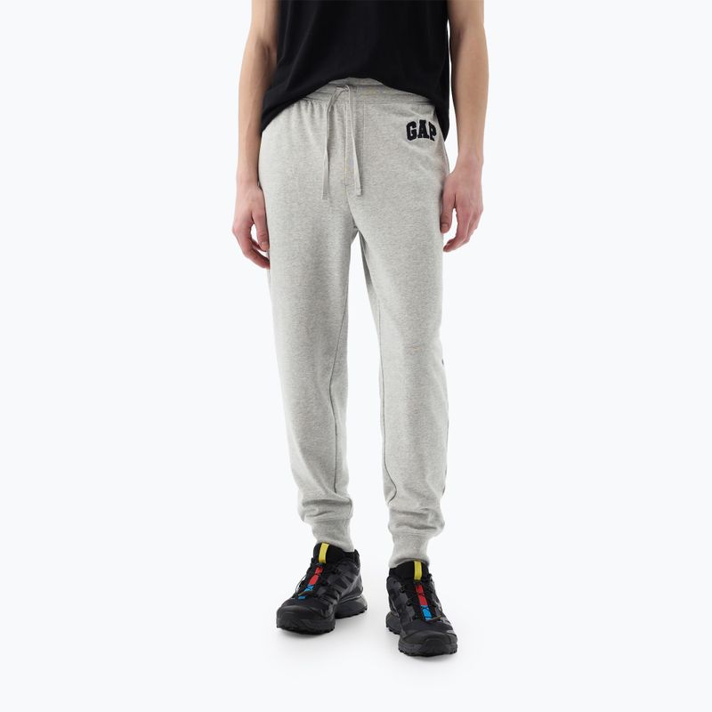 Herren GAP Heritage French Terry Loggo Jogger Hose helles Heidekraut grau