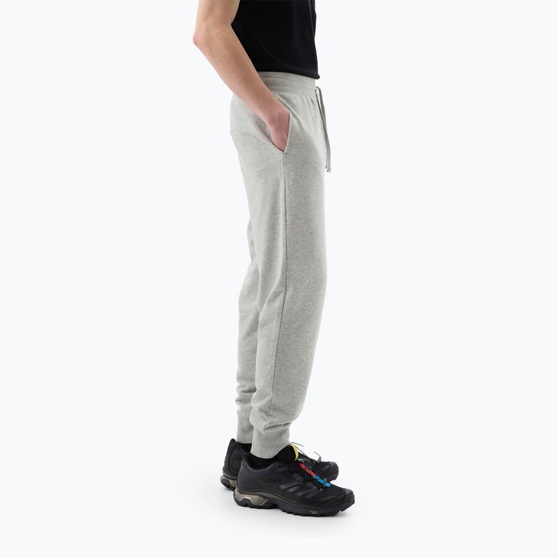 Herren GAP Heritage French Terry Loggo Jogger Hose helles Heidekraut grau 4