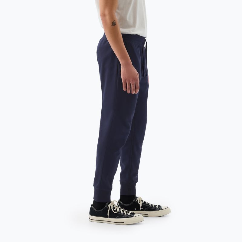 Herren GAP Heritage French Terry Loggo Jogger Hose blau navy 3