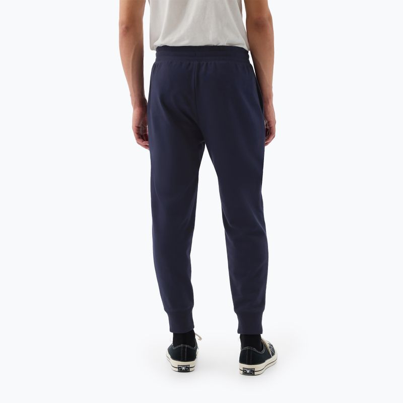 Herren GAP Heritage French Terry Loggo Jogger Hose blau navy 4