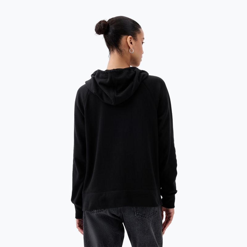 Women's GAP French Fullzip Logo Hoodie echt schwarz 2