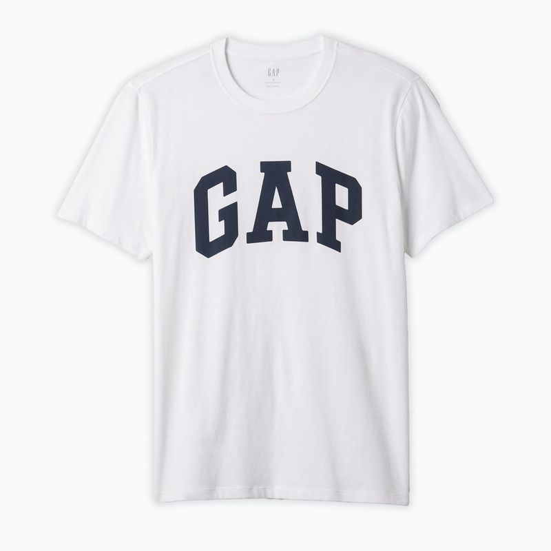 Herren GAP Soft Basic Logo weißes Global-T-Shirt