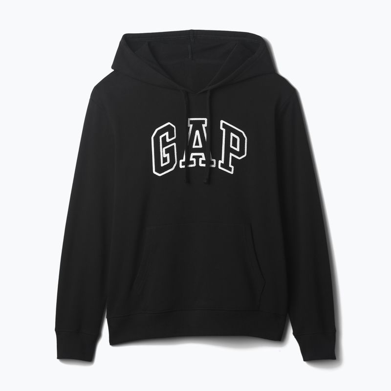 GAP Heritage French Logo-Kapuzenpullover für Frauen echt schwarz 3