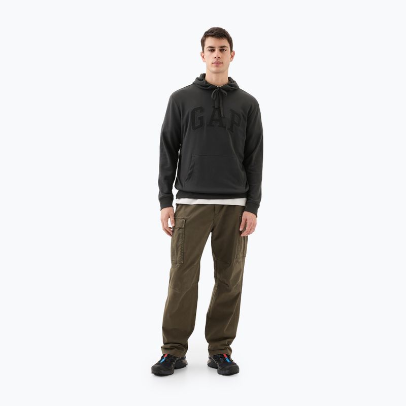 Herren GAP Heritage French Terry Logo Sweatshirt mondlose Nacht 2