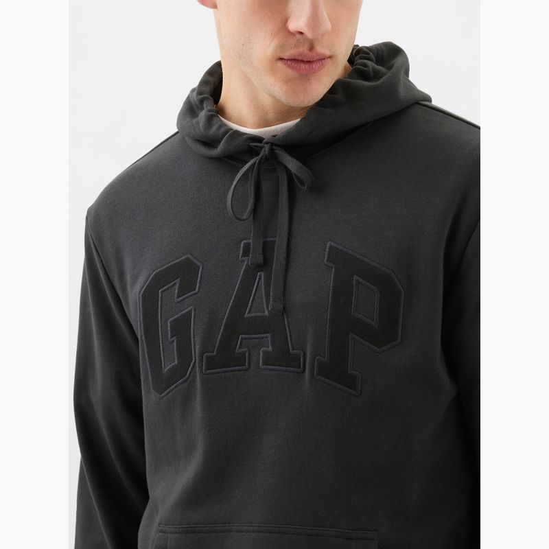 Herren GAP Heritage French Terry Logo Sweatshirt mondlose Nacht 4