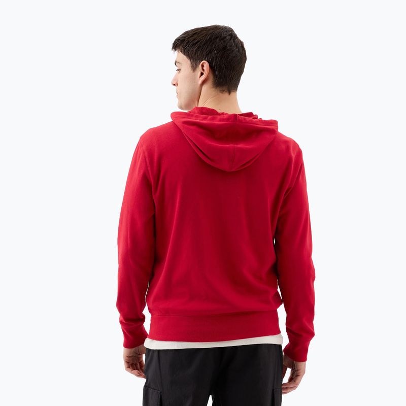 Herren GAP Erbe Französisch Terry Fullzip Logo Sweatshirt lasalle rot