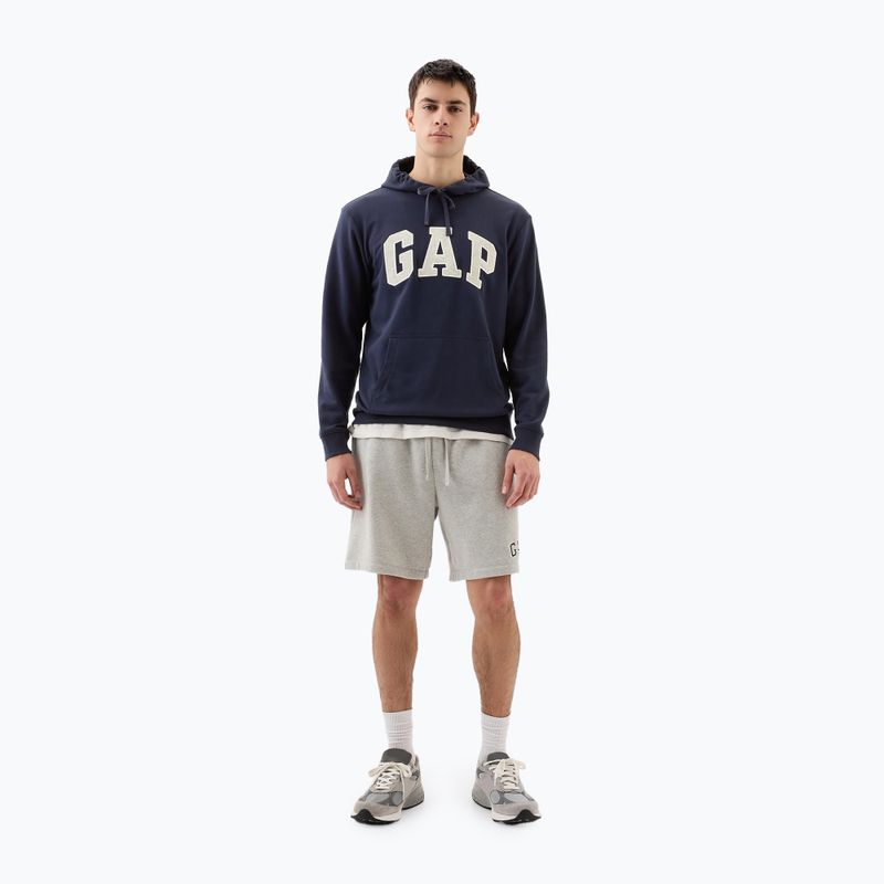 Herren GAP Heritage French Terry Logo Sweatshirt blau navy 2