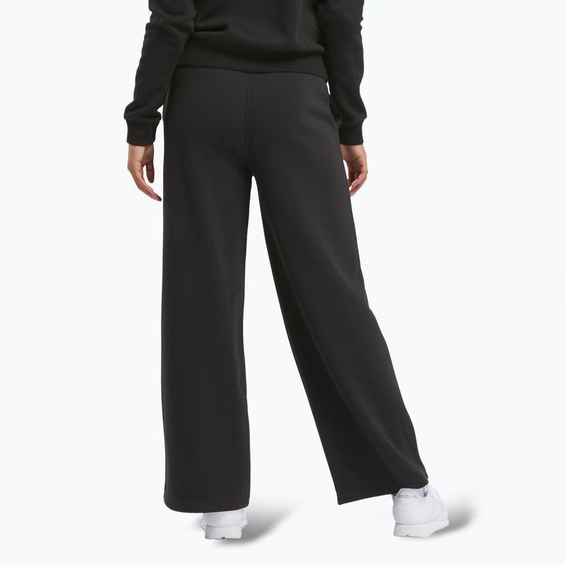 Damen Hose Reebok Identity Small Logo Fleece Wide Leg black 3