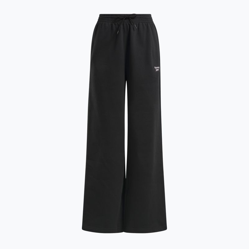 Damen Hose Reebok Identity Small Logo Fleece Wide Leg black 4