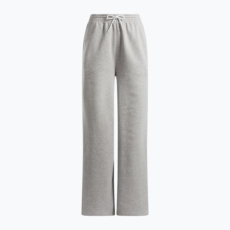Damen Reebok Identität Small Logo Fleece WIde Leg Hose mittel grau heather 4