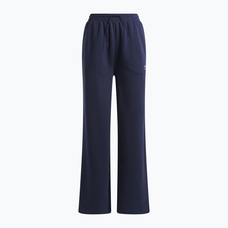 Damenhose Reebok Identity Small Logo Fleece WIde Leg vector navy 4