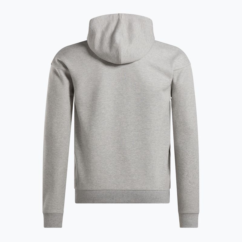 Hoodie Sweatshirt Herren Reebok Athlete Full Zip medium grey heather 5