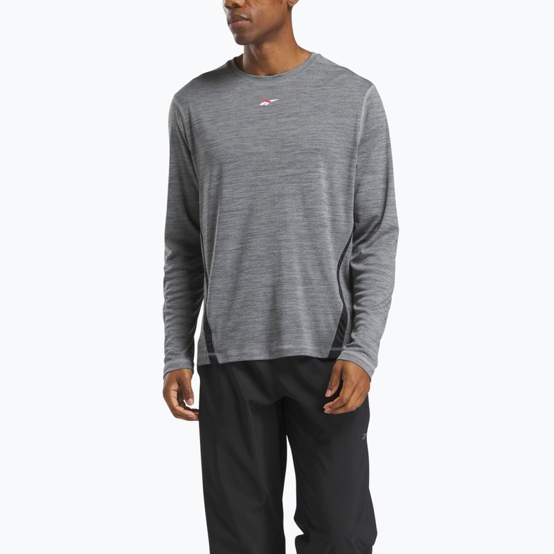 Trainings Longsleeve Herren Reebok Id Train Energy Tech Tee grey 1