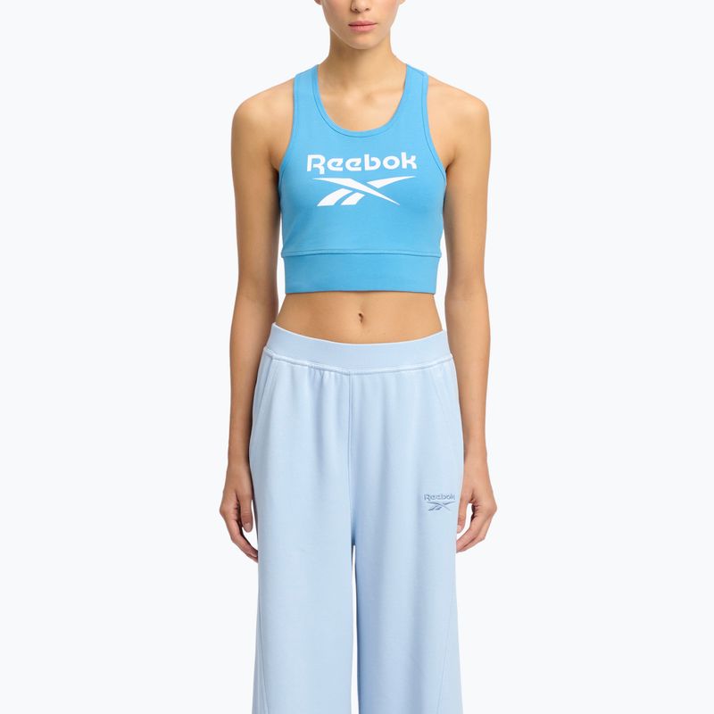 Reebok Identity Big Logo Erholung blau Frauen Training BH