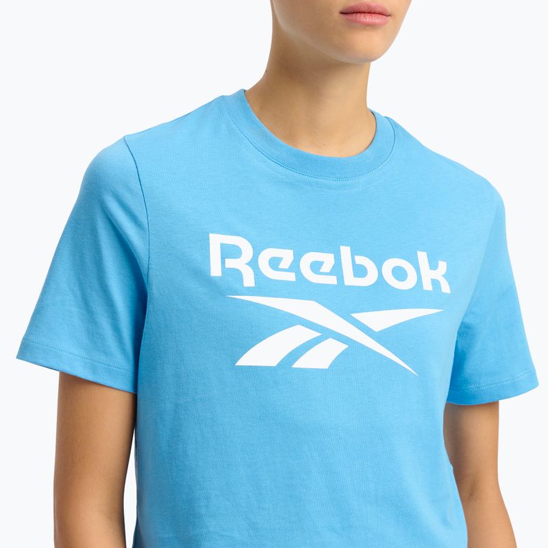 Shirt Damen Reebok Identity Big Logo Crop Tee recovery blue 4