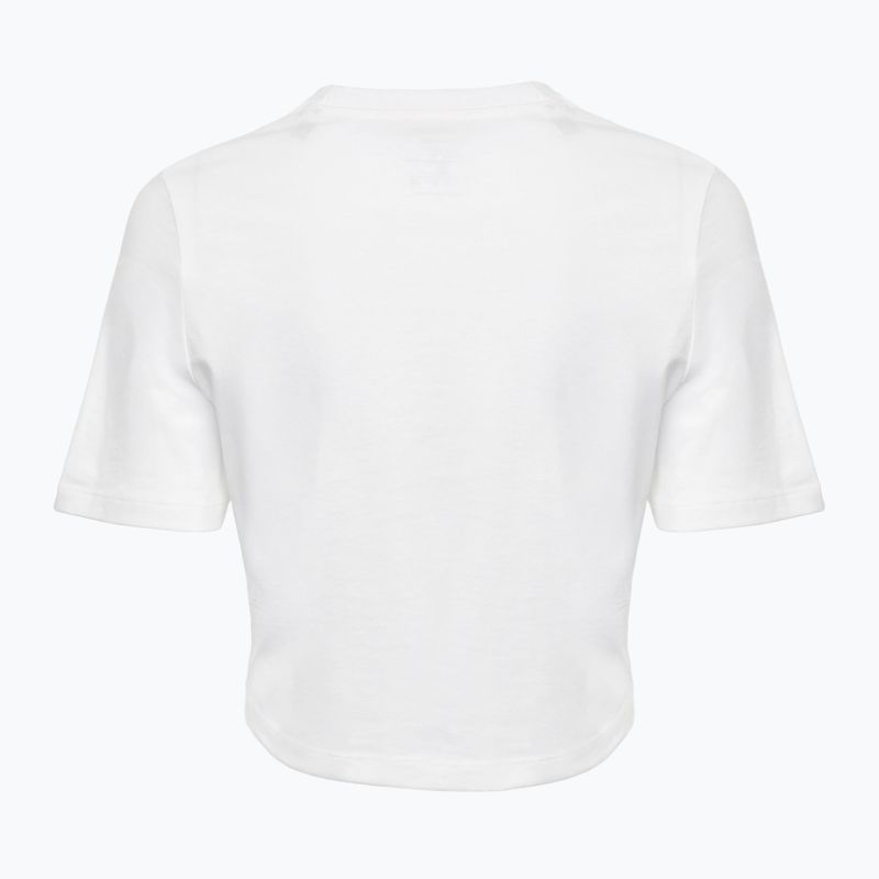 Shirt Damen Reebok Identity Big Logo Crop Tee white/coral/blue 2