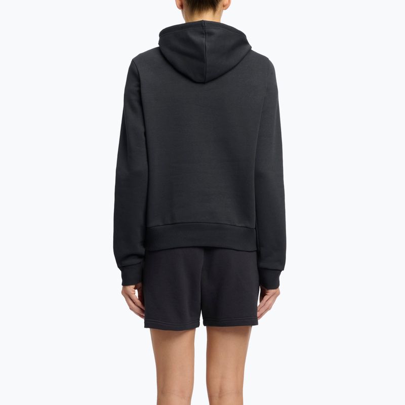 Damen Reebok Identity Big Logo Fleece Sweatshirt schwarz/lila rave/electric amber 3