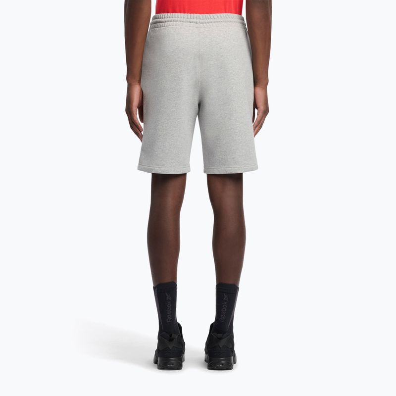 Trainingsshorts Herren Reebok Identity Small Logo Fleece medium grey heather/vector red 3