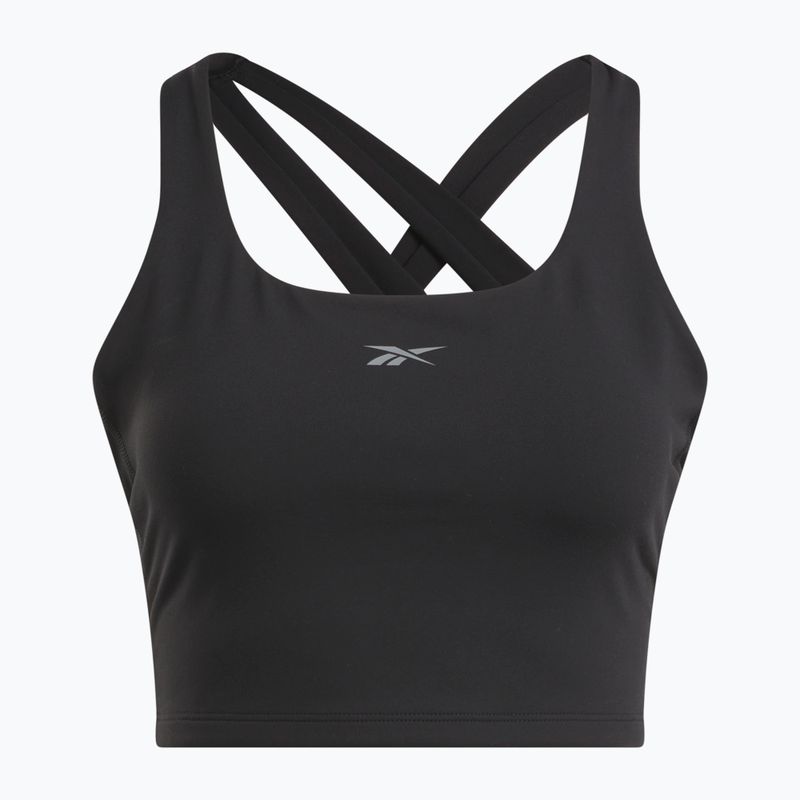 Damen Trainings-T-Shirt Reebok Lux Tank schwarz 4