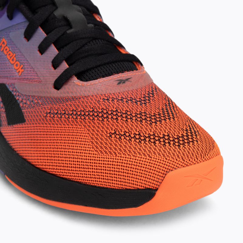 Trainingsschuhe Reebok Nano X5 ftw white/flash orange/royal purple 7