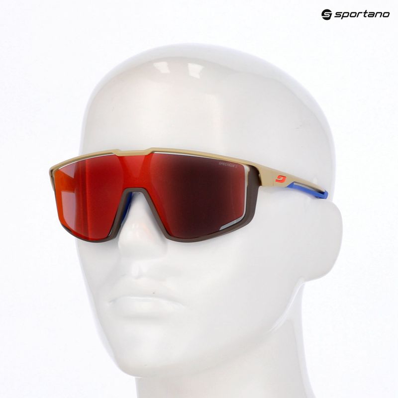 Julbo Fury Spectron matt hellbraun/braun/blau/multilayer rot Sonnenbrille 7